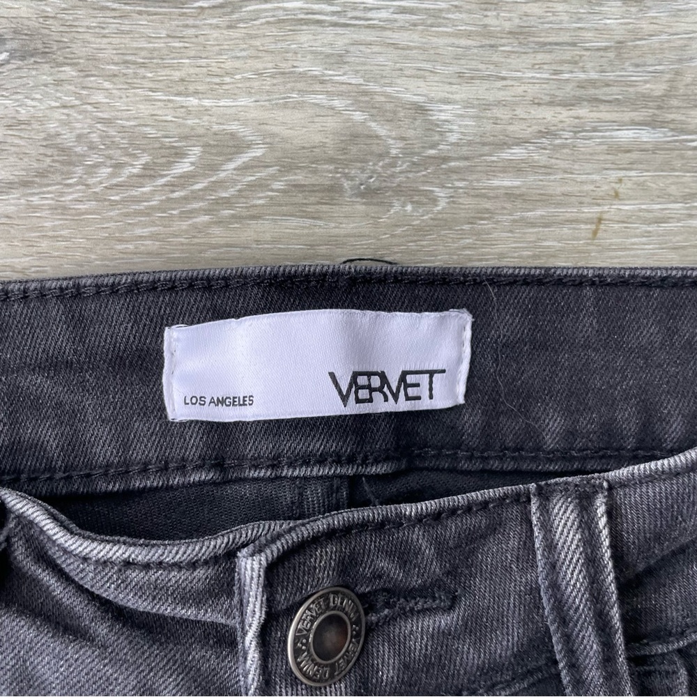 Vervet Flying Monkey Jean Distressed Button Fly S… - image 7